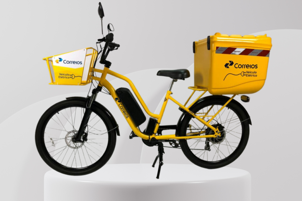 bicicleta elétrica dos Correios