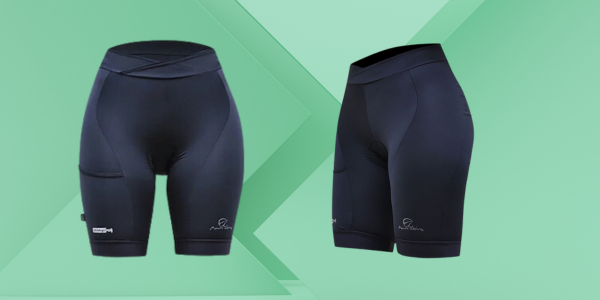 Bermuda de ciclismo feminina Mauro Ribeiro Pocket