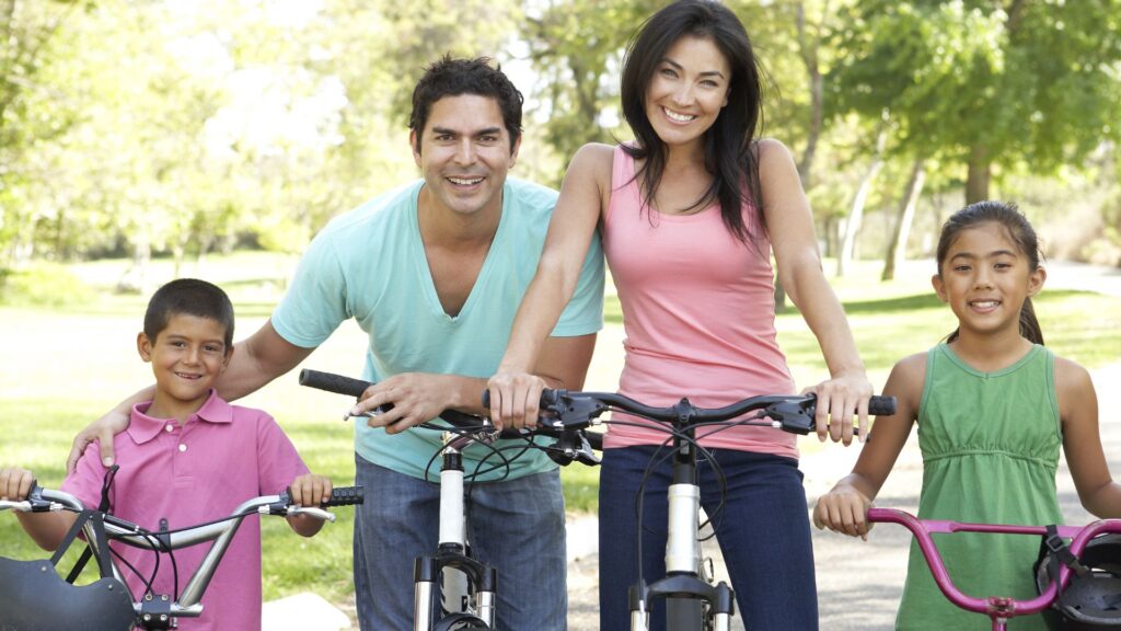 ensinar a andar de bicicleta