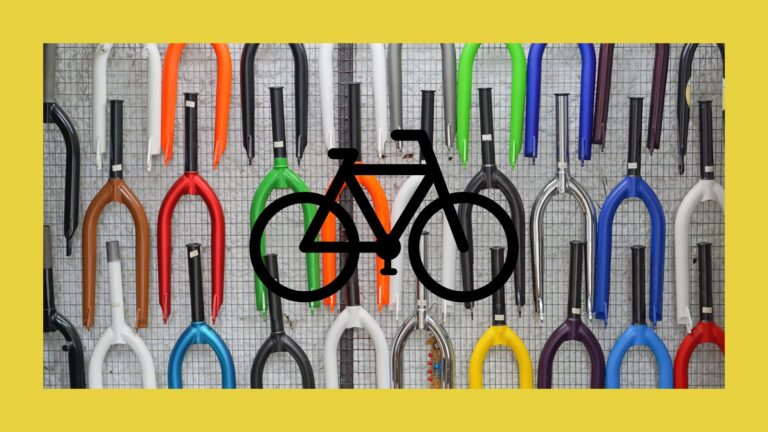 garfo de bicicleta