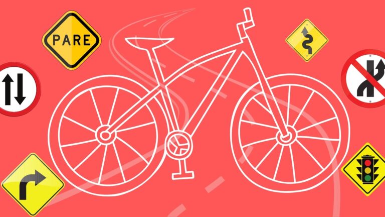 regras para andar de bicicleta na estrada