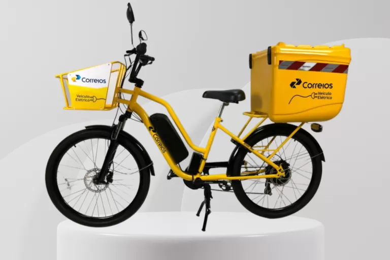 bicicleta elétrica dos correios
