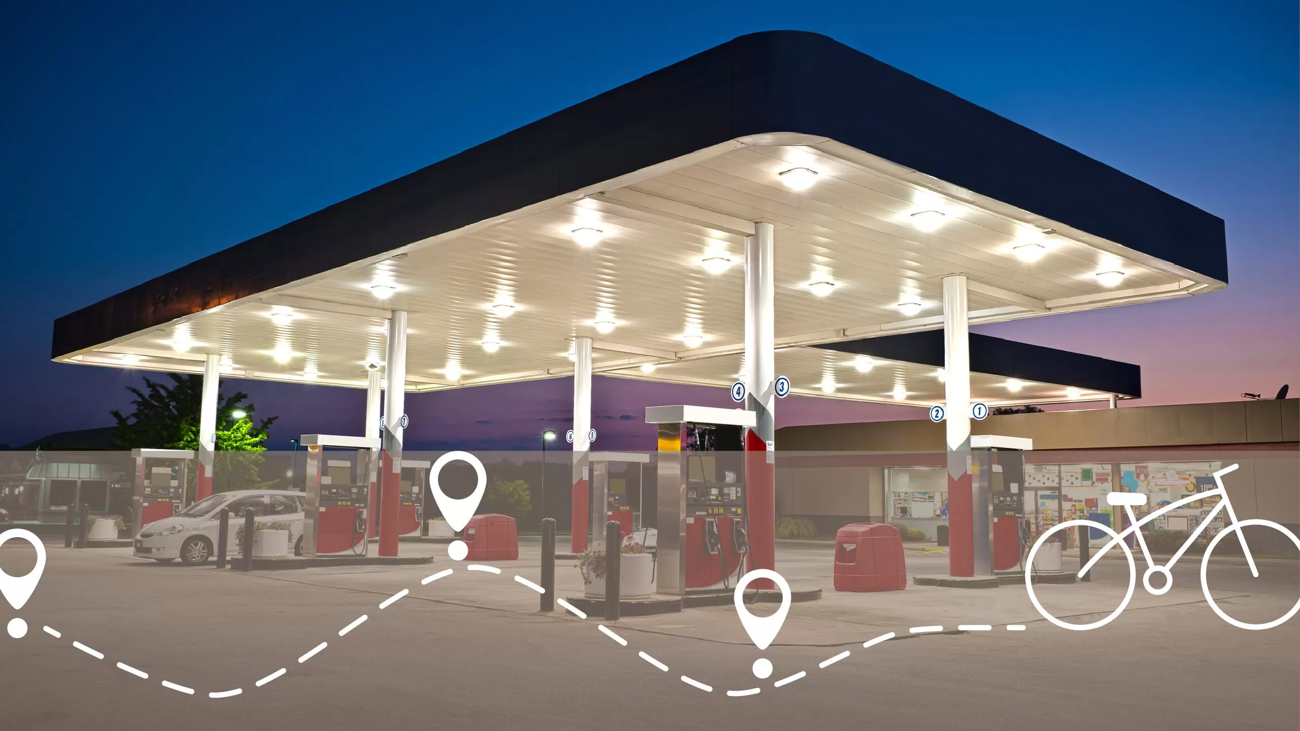 como encher o pneu da bicicleta no posto