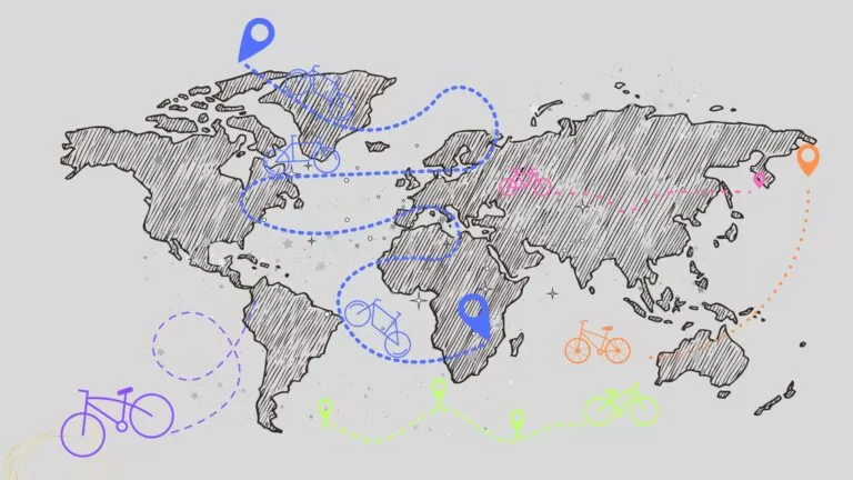 bicicleta para longas distâncias
