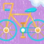pedalar na chuva