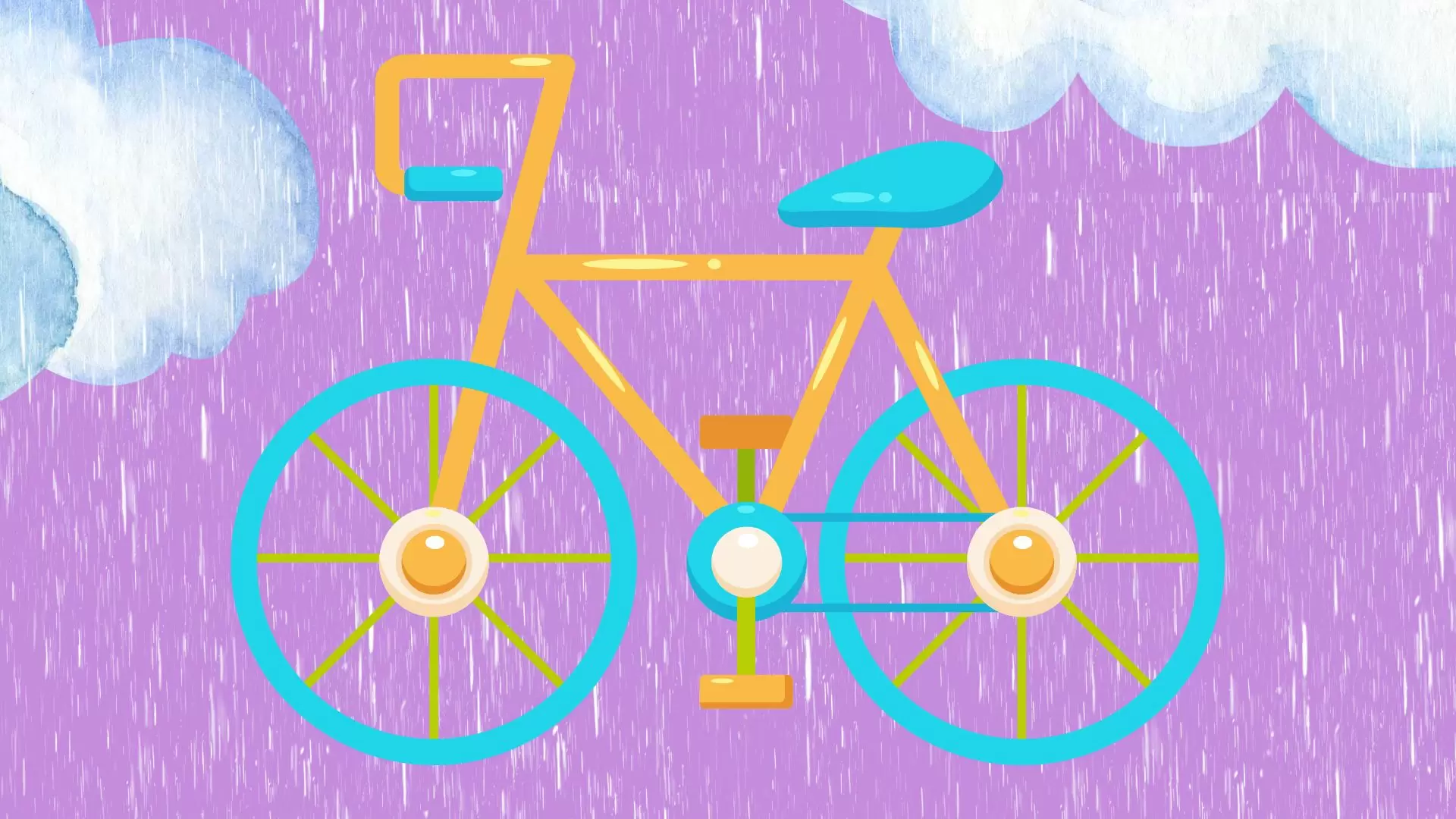 pedalar na chuva